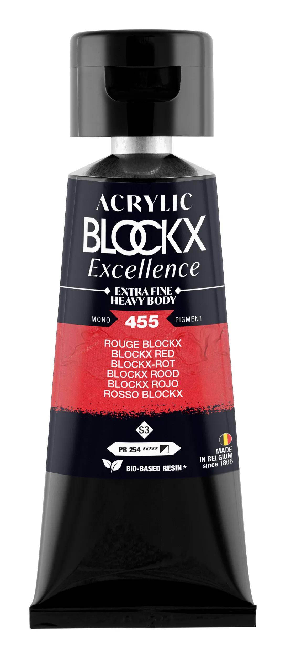 Blockx 3x Acryl EF BLOCKX Rot S3 75 ml 71455BXC