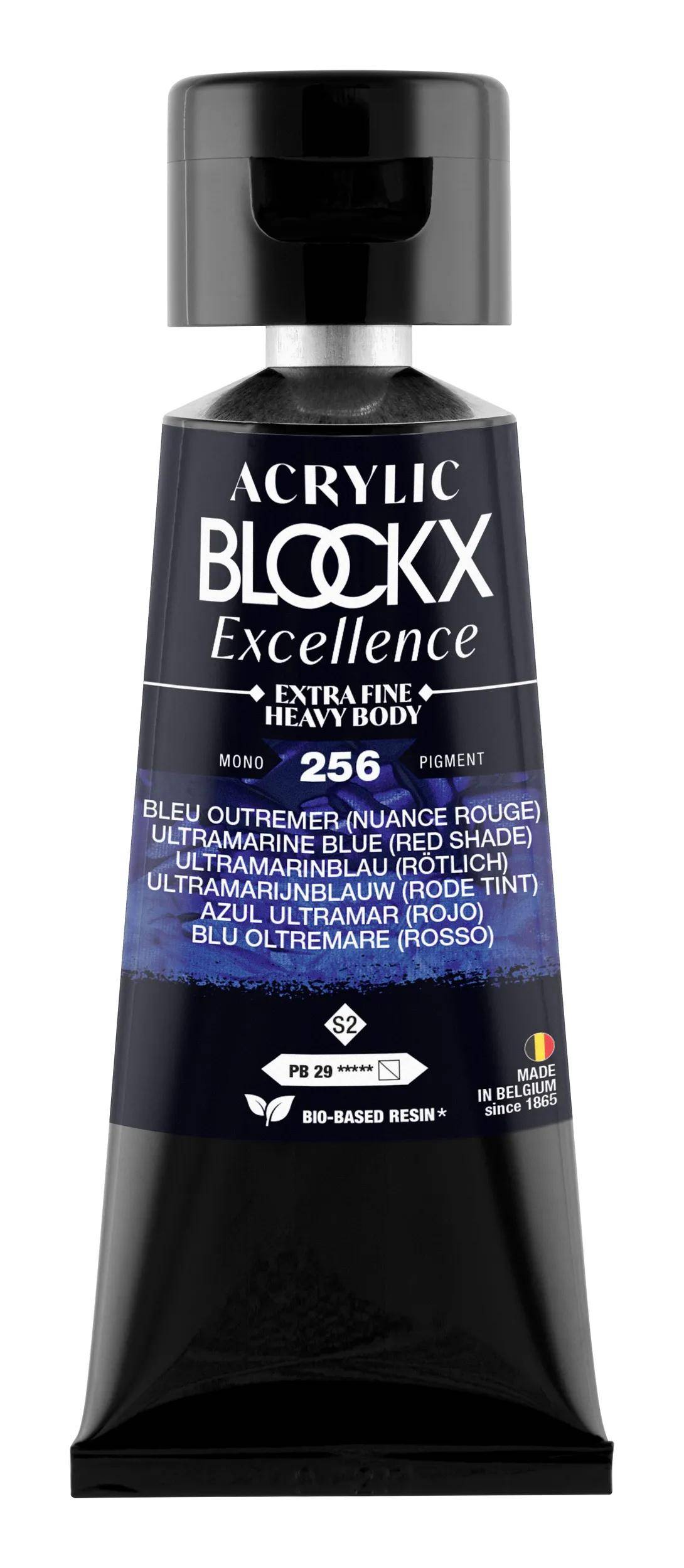 Blockx 3x Acryl EF Ultramarinbl-rot S2 75 ml 71256BXC