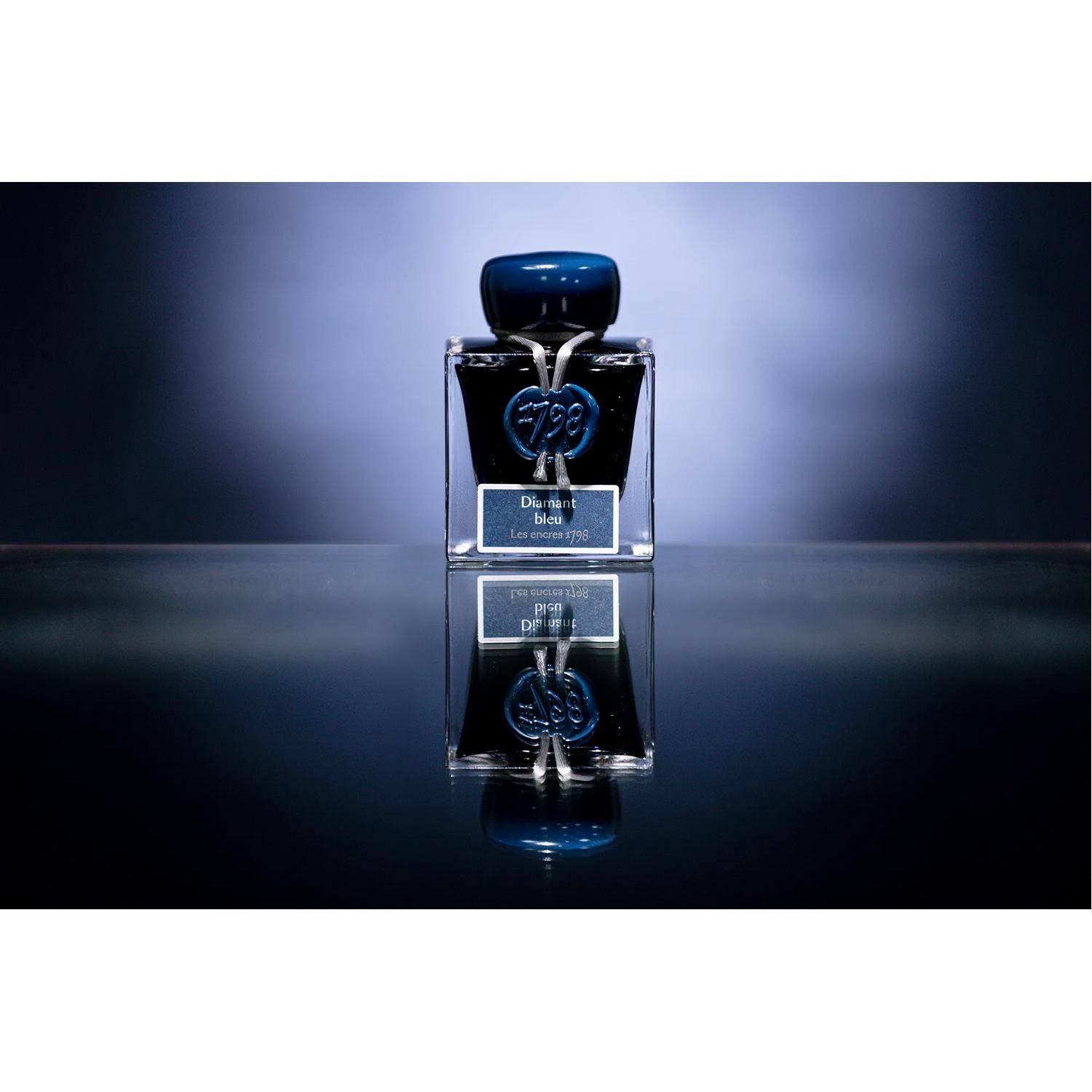Jacques Herbin Tinte 1798 Diamant bleu, Flakon 50ml - Dunkelblau 15519JT