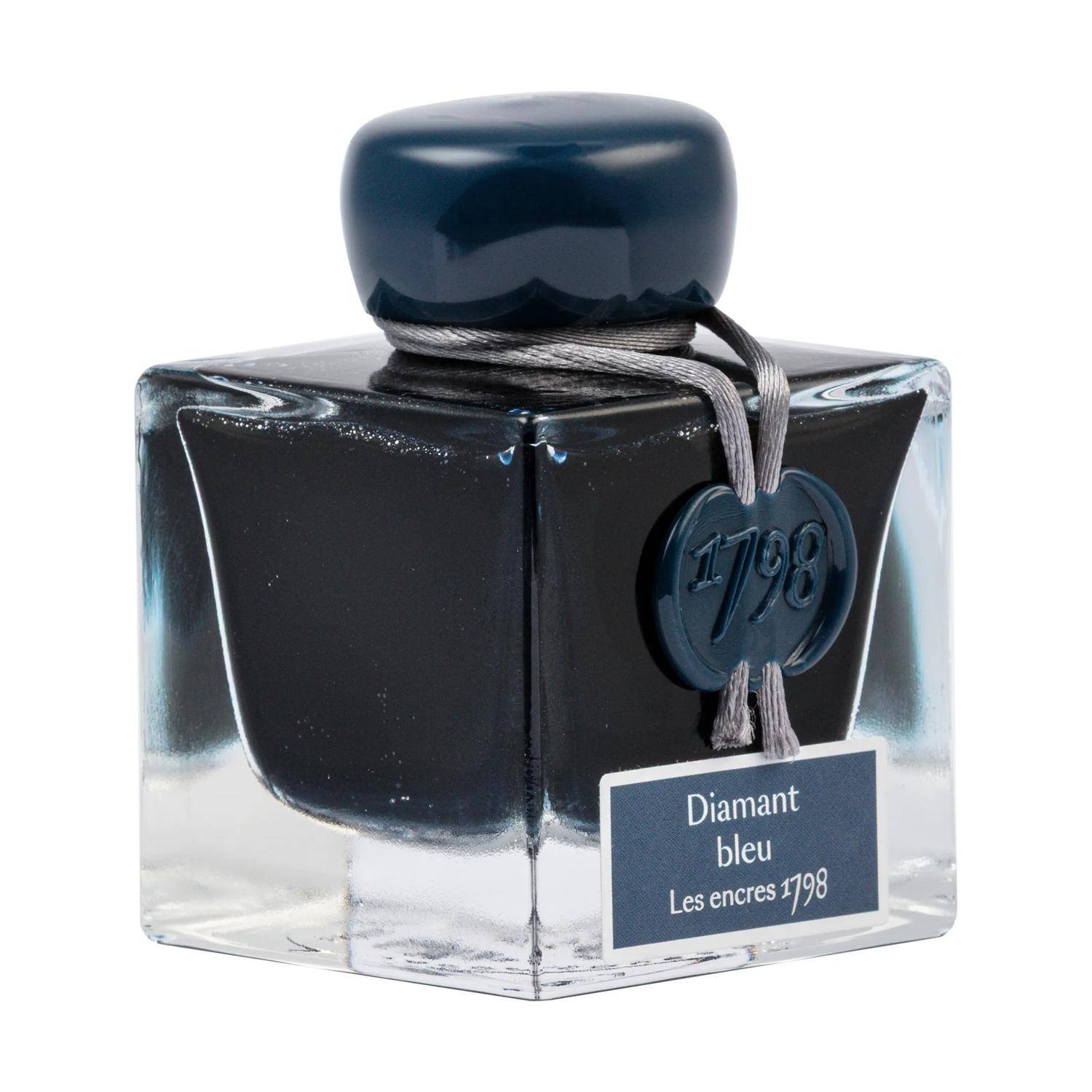 Jacques Herbin Tinte 1798 Diamant bleu, Flakon 50ml - Dunkelblau 15519JT