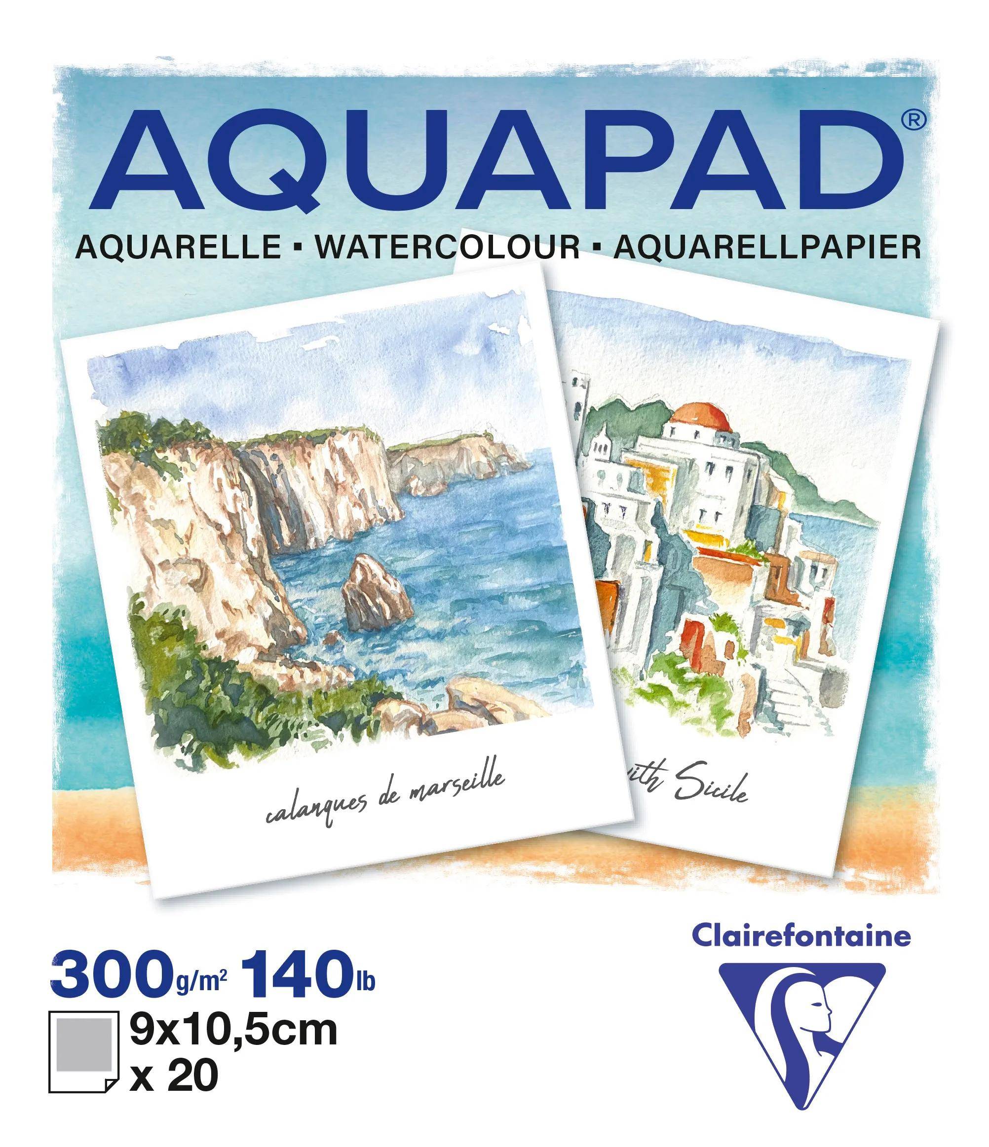 Clairefontaine 5x Aquapad Polaroid 9x10,5 20Bl 300 g 976073C