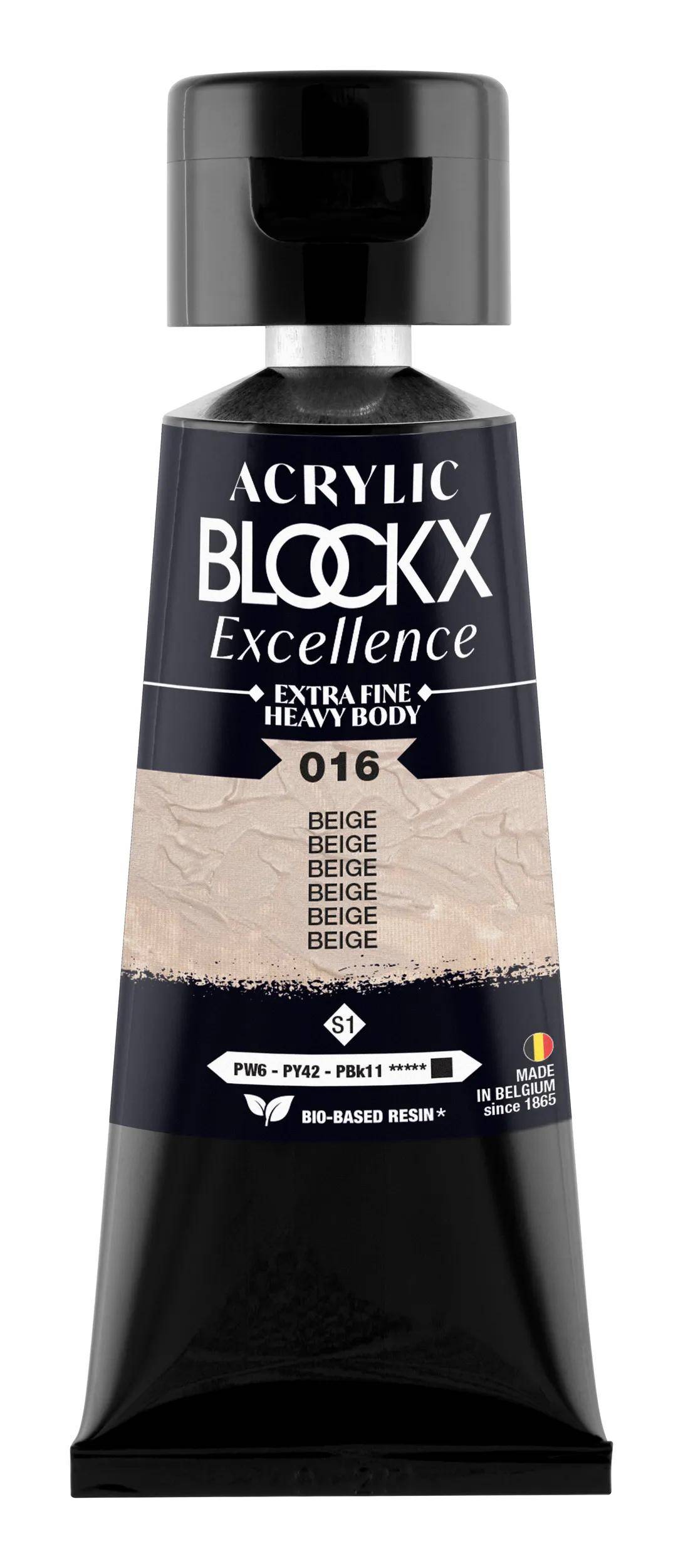 Blockx 3x Acryl EF Beige S1 75 ml 71016BXC