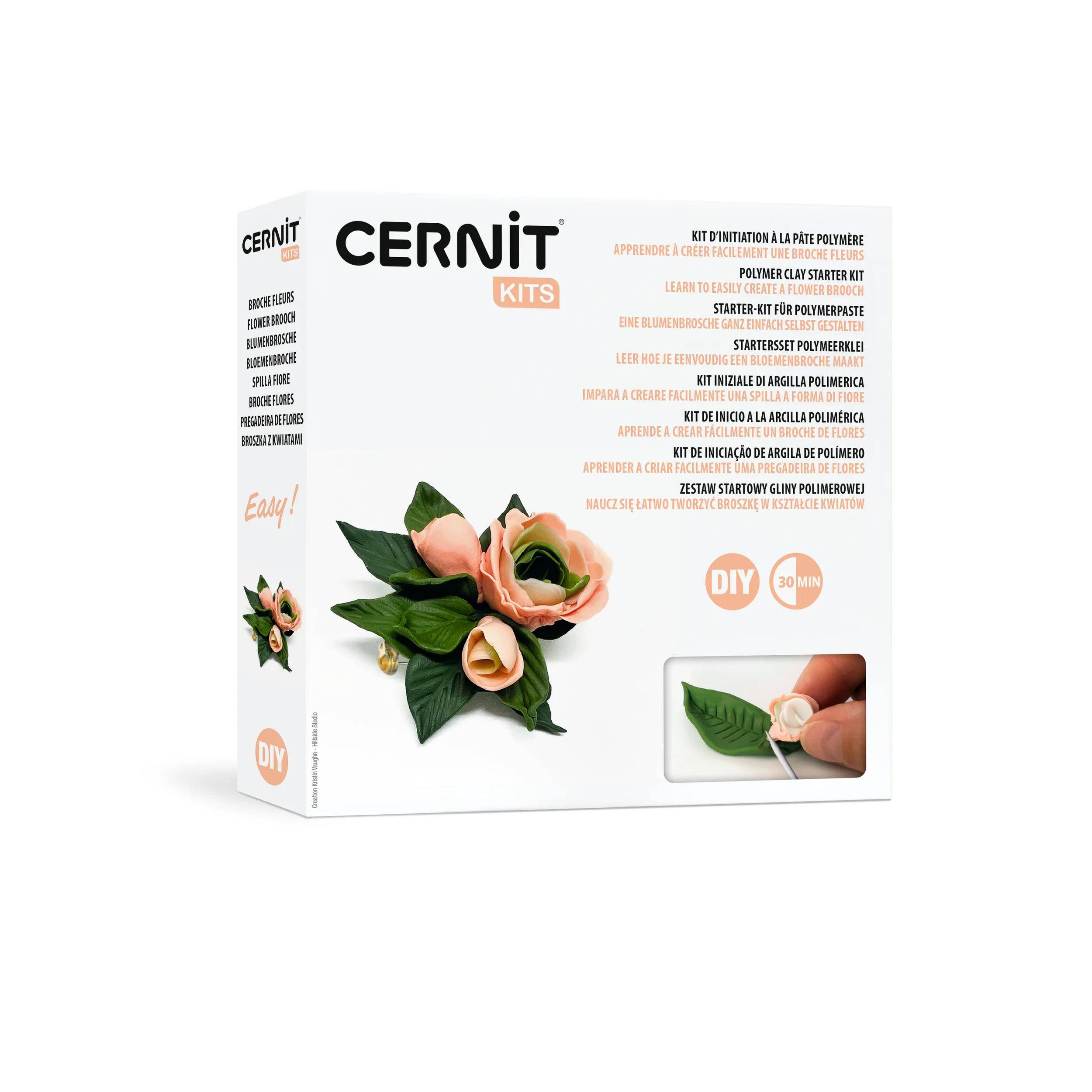 Cernit Starter-Set, Blumenbrosche CEKIT006C