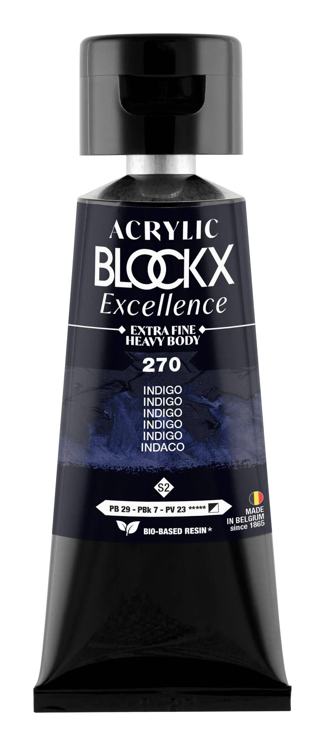 Blockx 3x Acryl EF Indigo S2 75 ml 71270BXC