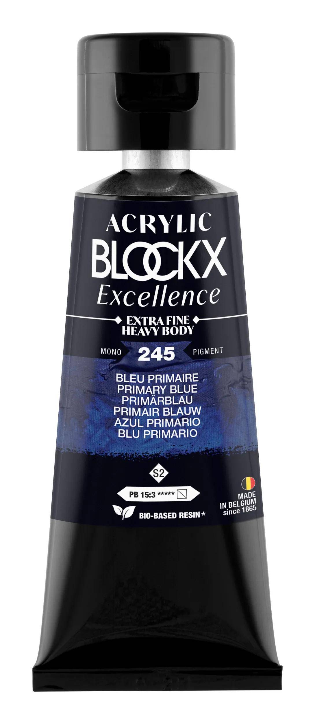 Blockx 3x Acryl EF Primaerblau S2 75 ml 71245BXC