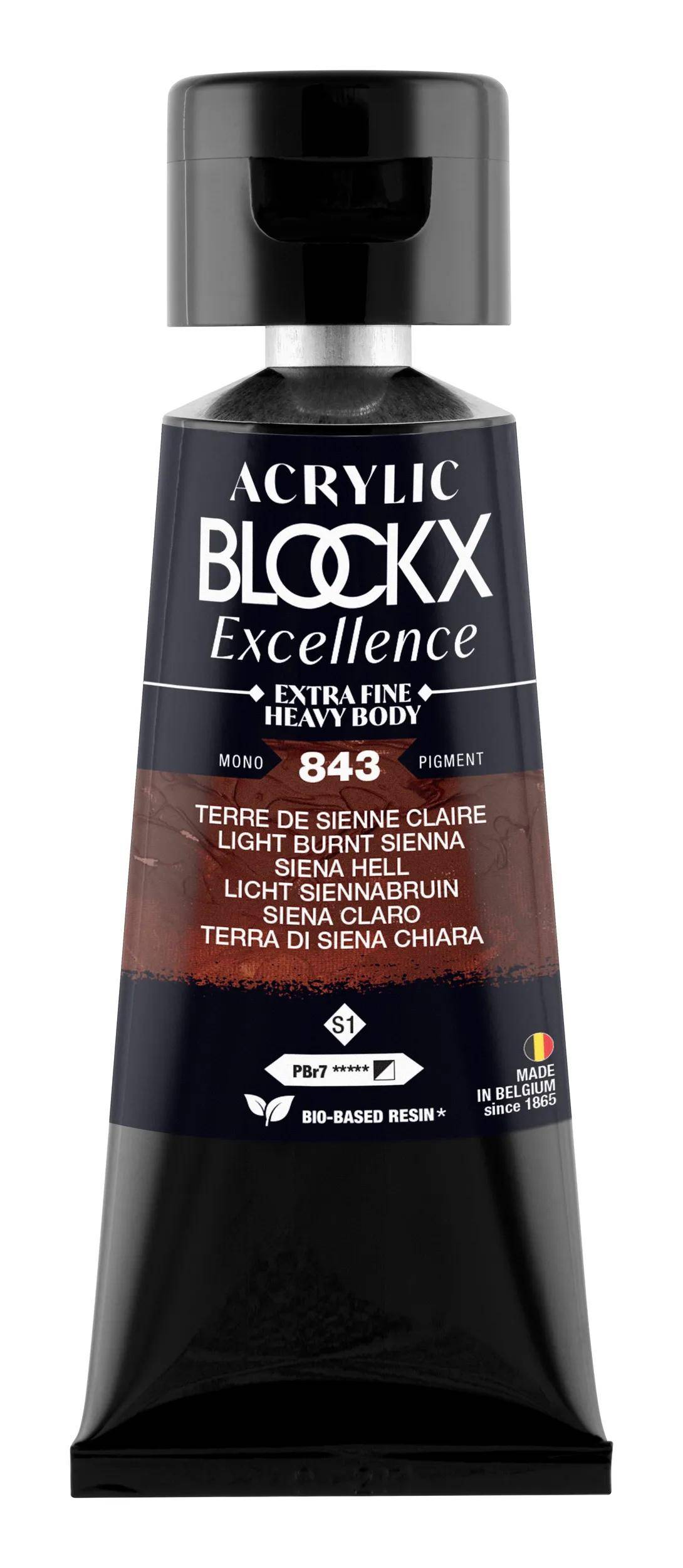 Blockx 3x Acryl EF Siena dunkel S1 75 ml 71843BXC