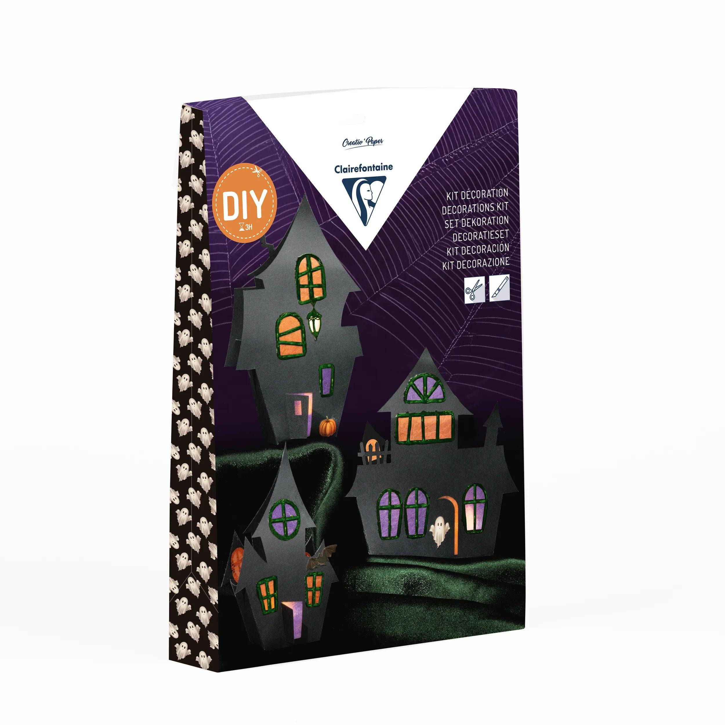Clairefontaine 3x Einsteigerset 20,5x29,7cm Spukhaus 97515C