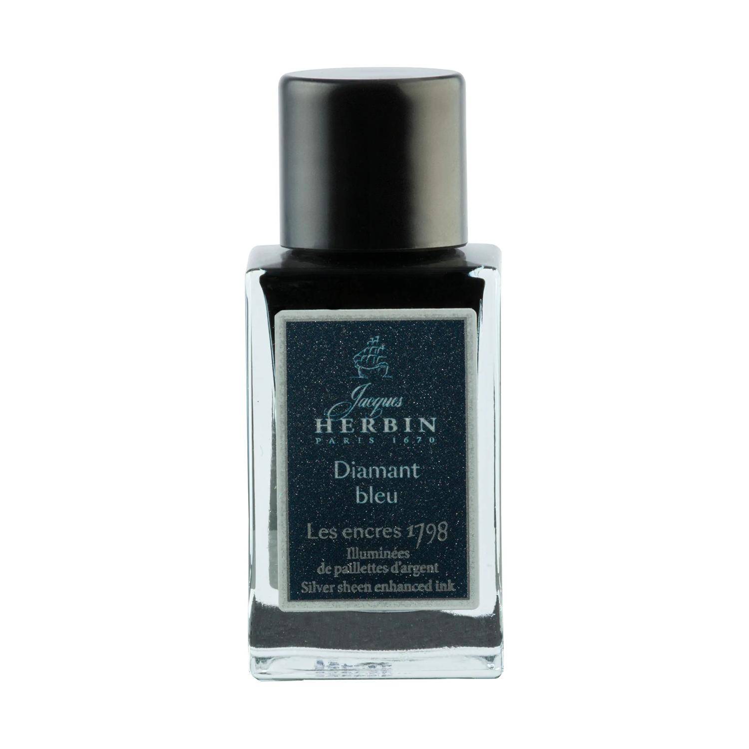 Jacques Herbin 3x Tinte 1798 # Diamant bleu 15 ml 16519JT
