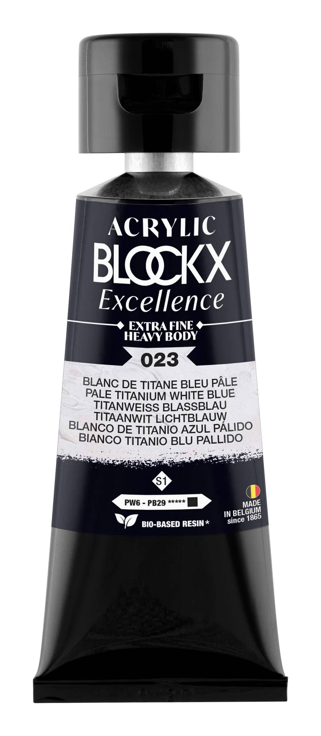 Blockx 3x Acryl EF Titan Blassblau S1 75 ml 71023BXC