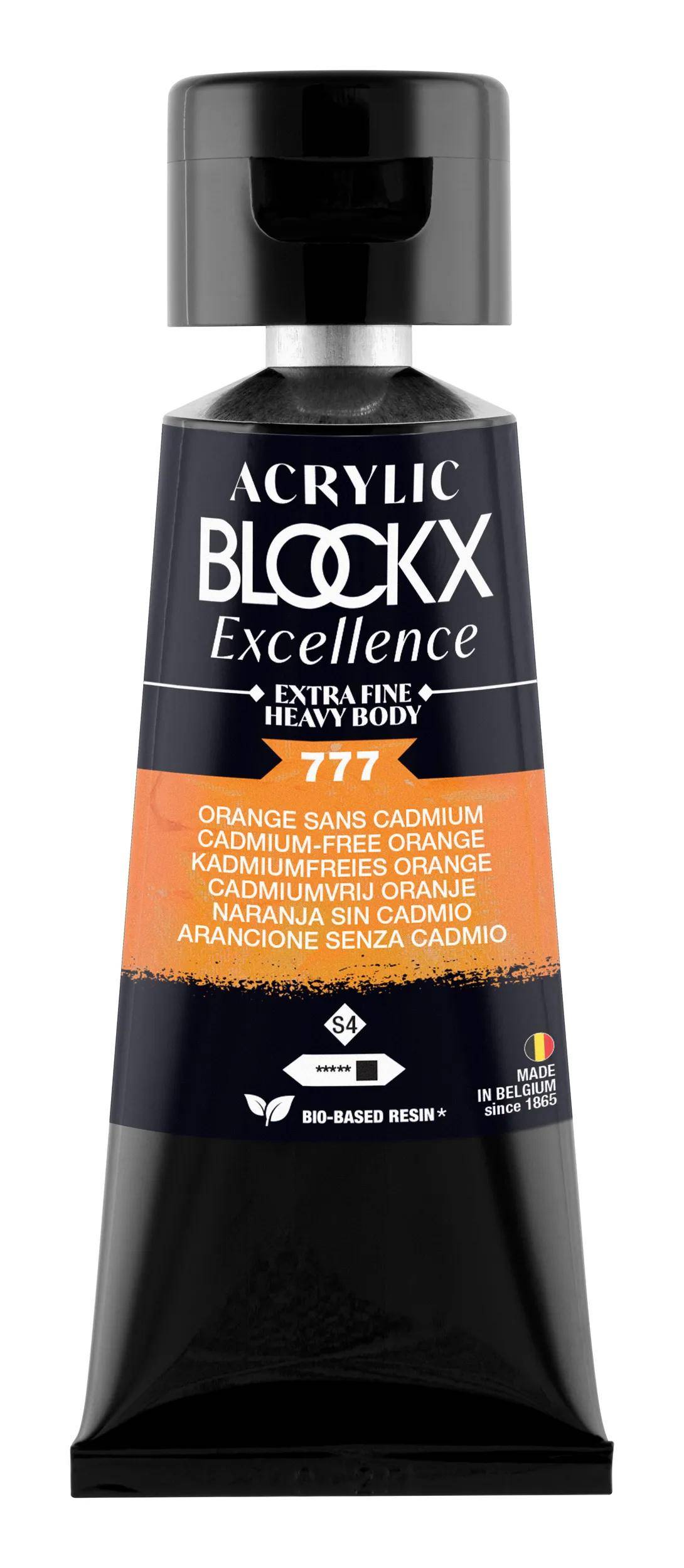 Blockx 3x Acryl EF Orange ohne cad S4 75ml 71777BXC