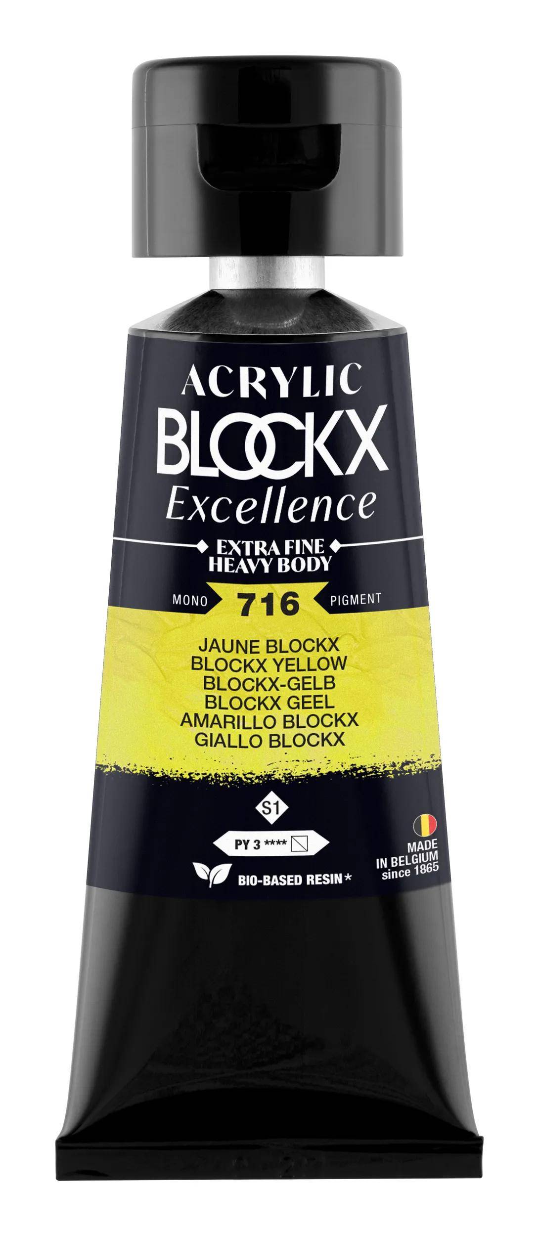 Blockx 3x Acryl EF BLOCKX-Gelb S1 75 ml 71716BXC