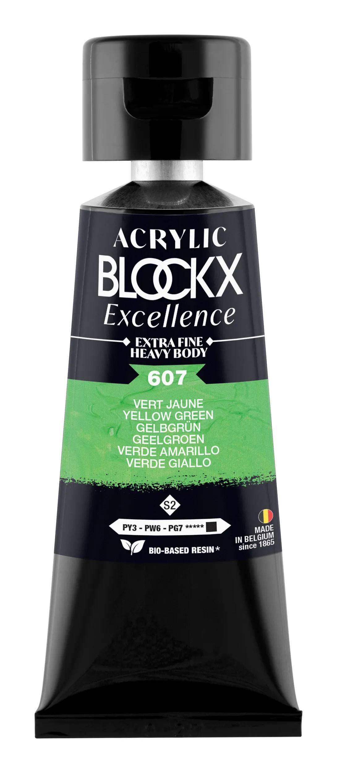 Blockx 3x Acryl EF Gelbgruen S2 75 ml 71607BXC
