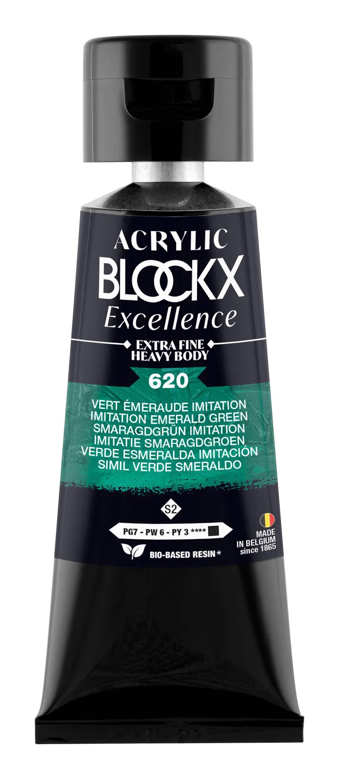 Blockx 3x Acryl EF Smaragdgruen S2 75 ml 71620BXC