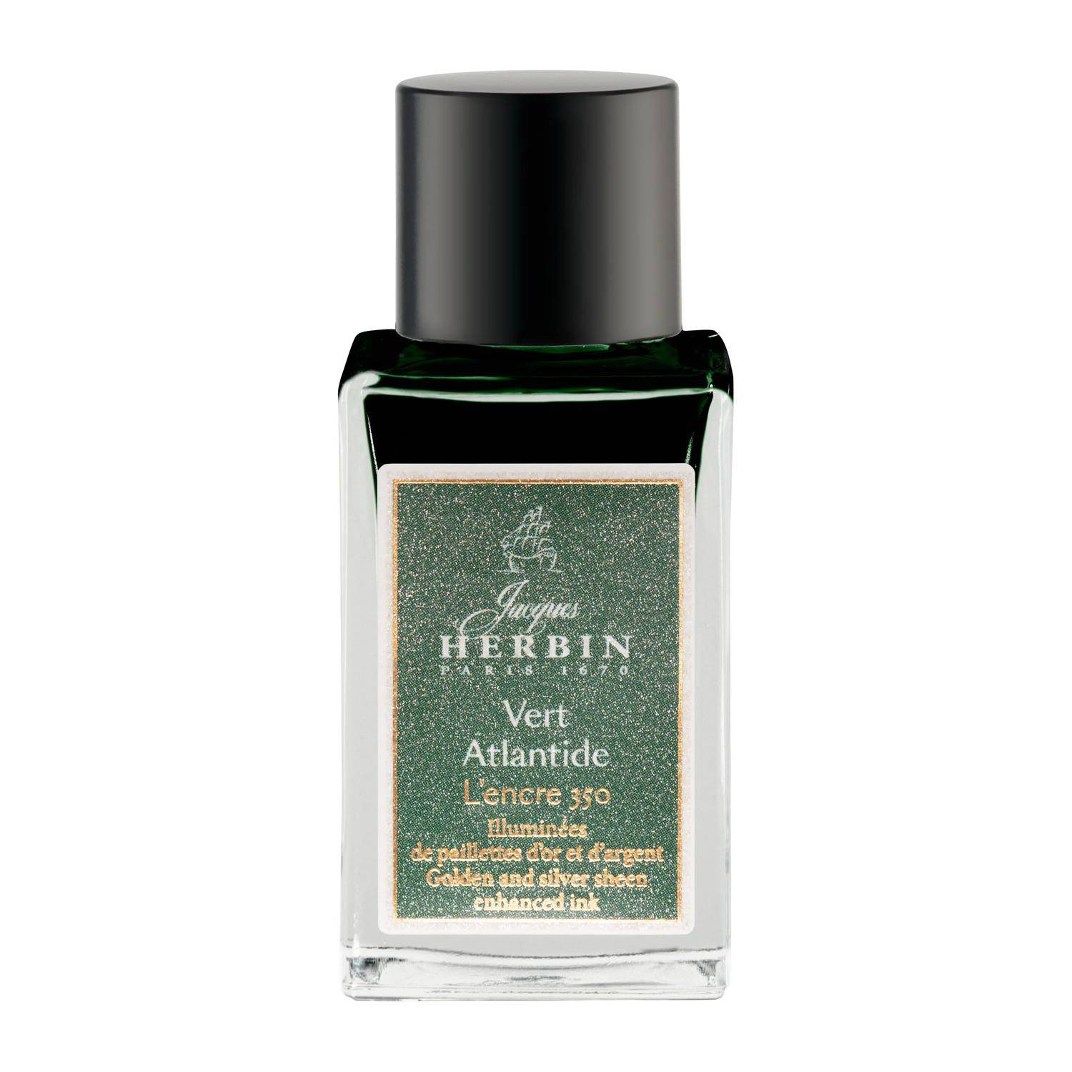 Jacques Herbin 3x Tinte 350 # Vert Atlantide 15 ml 16139JT