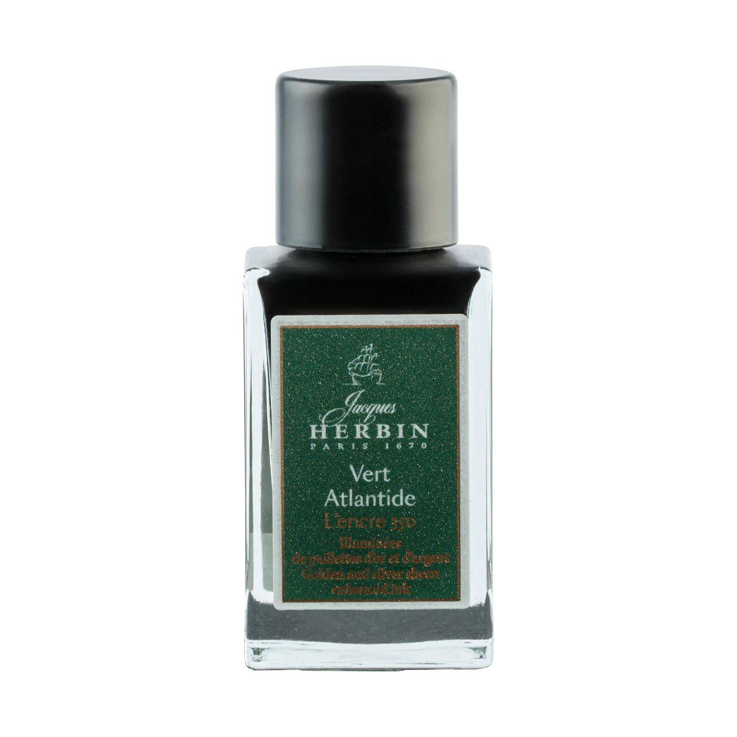 Jacques Herbin 3x Tinte 350 # Vert Atlantide 15 ml 16139JT