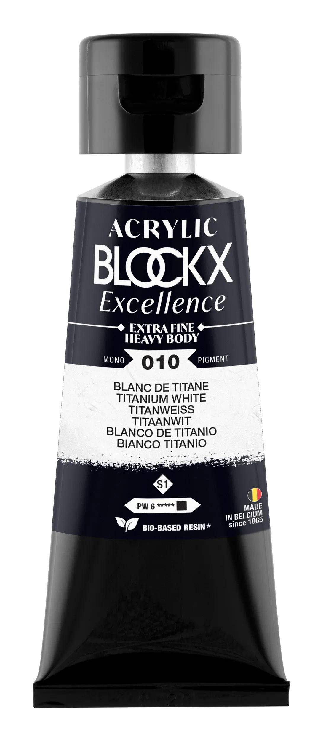 Blockx 3x Acryl EF Titanweis S1 75 ml 71010BXC