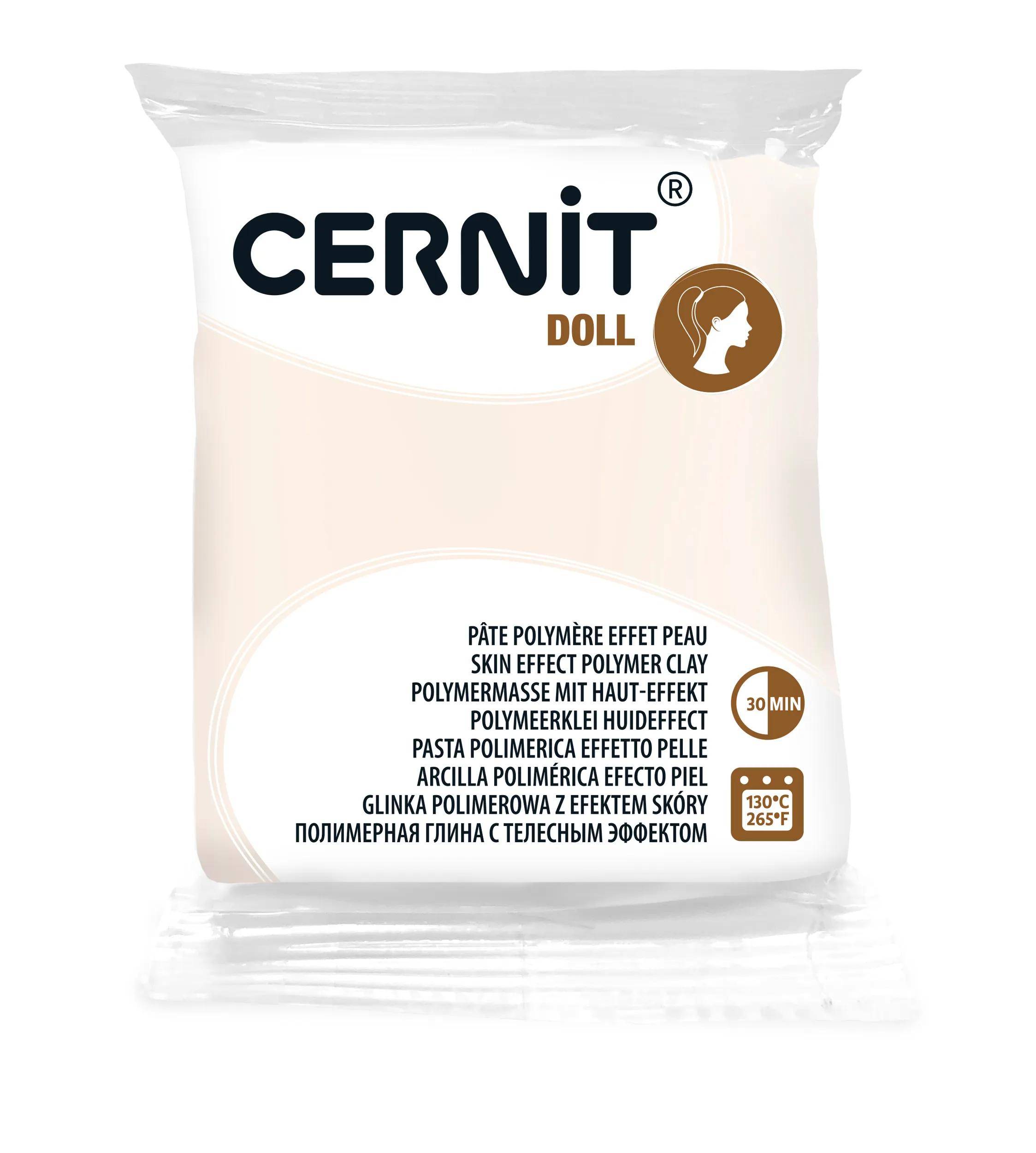 Cernit 6x Cernit DOLL 56 g Weiss CE0950056010C