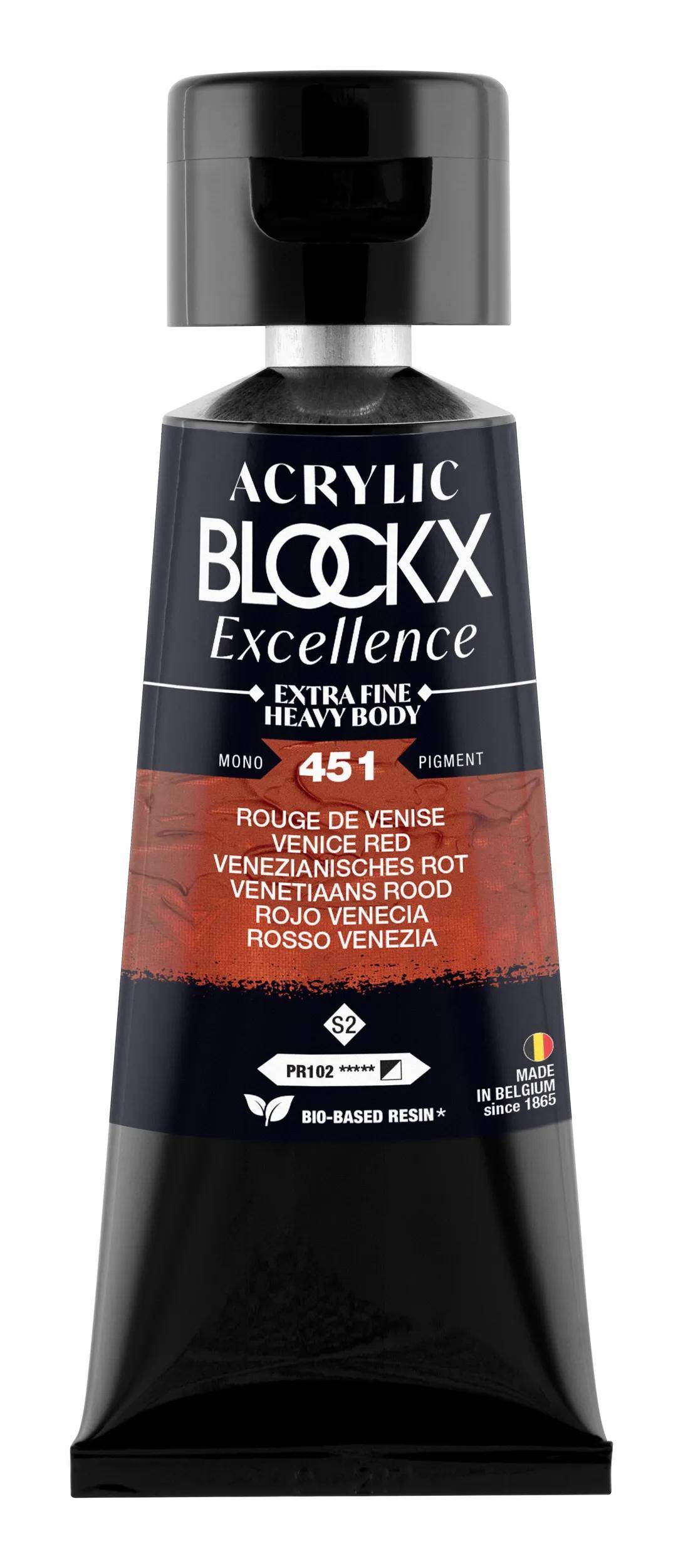 Blockx 3x Acryl EF Venezianisch Rot S2 75 ml 71451BXC