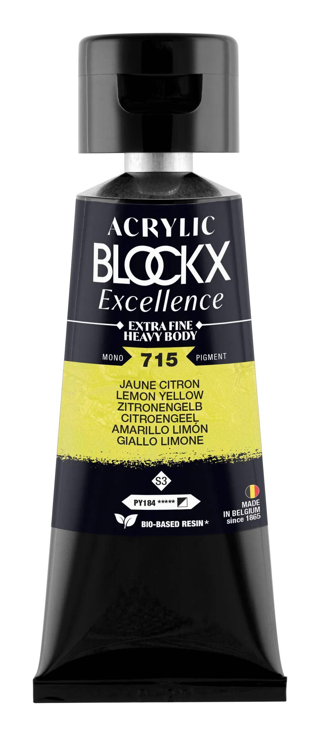 Blockx 3x Acryl EF Zitronengelb S3 75 ml 71715BXC