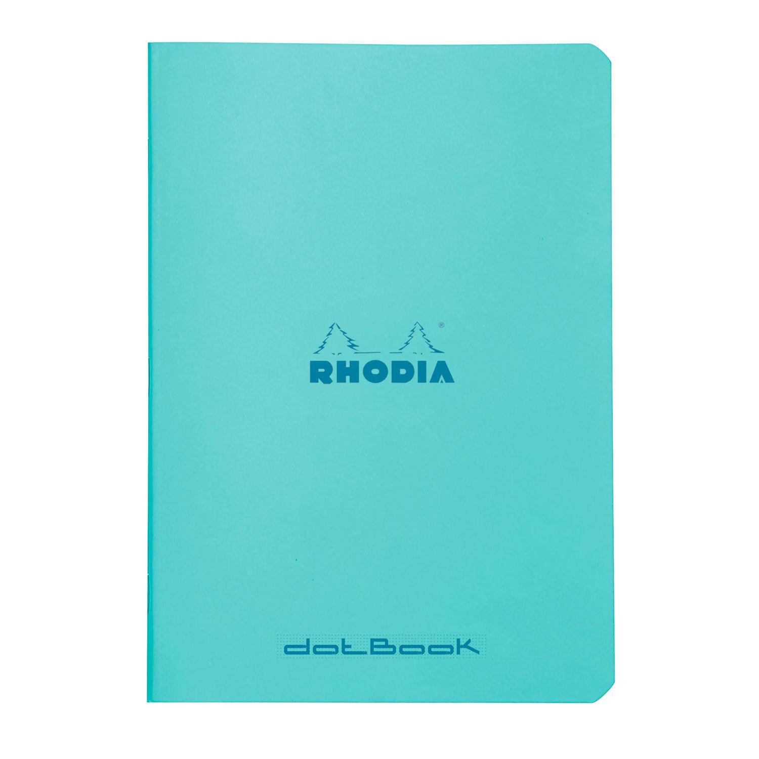 Clairefontaine 10x Rhodia A5 Azurblau Dot 80 Bl 119010C