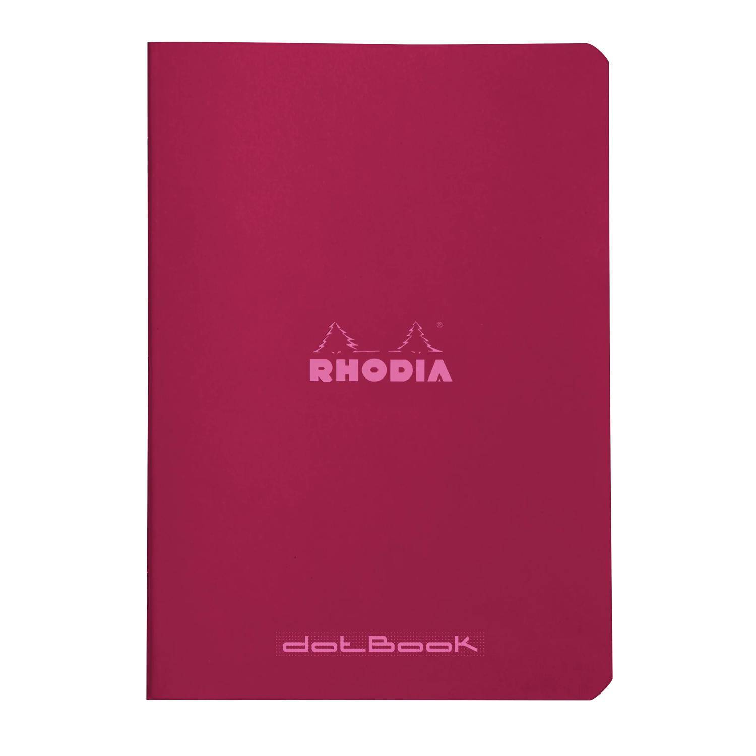 Clairefontaine 10x Rhodia A5 Pflaume Dot 80 Bl 119011C