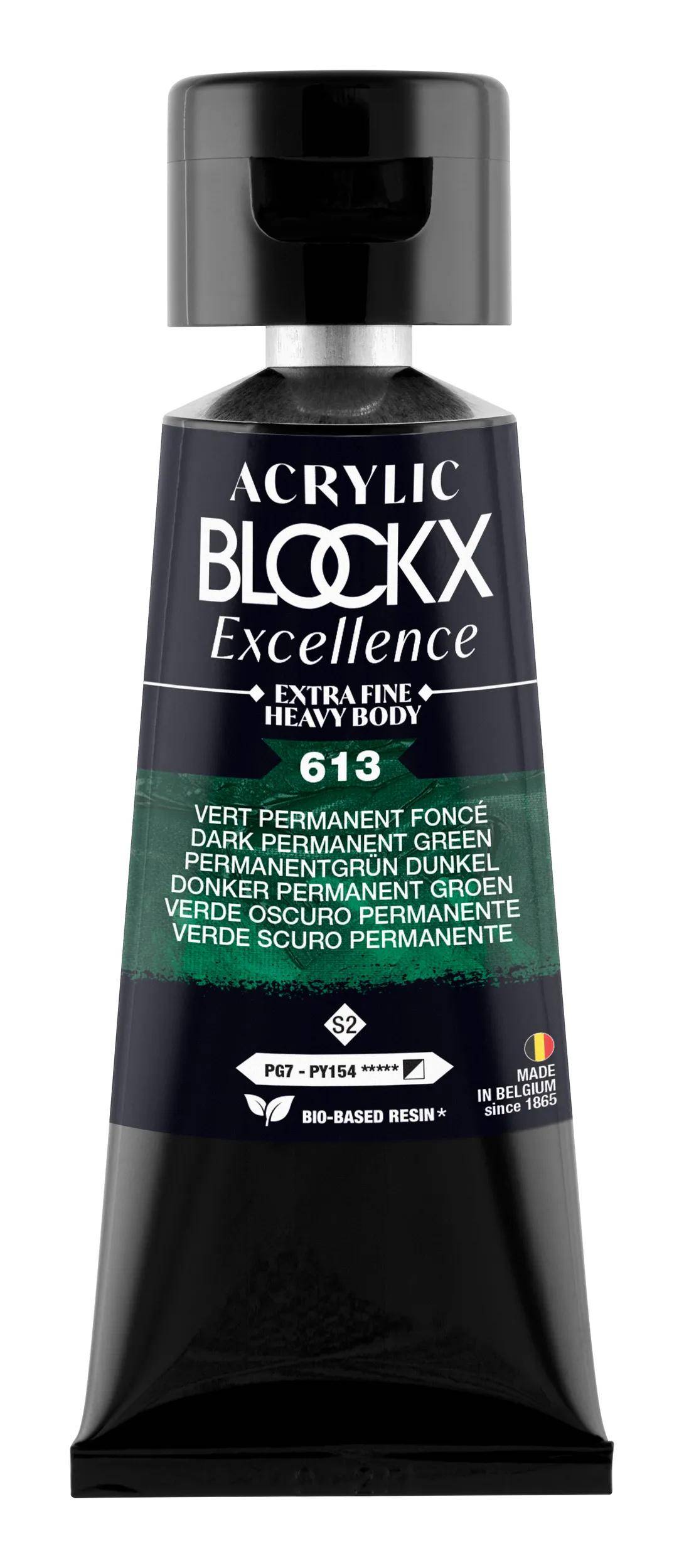 Blockx 3x Acryl EF PermaGruen dkl S2 75 ml 71613BXC