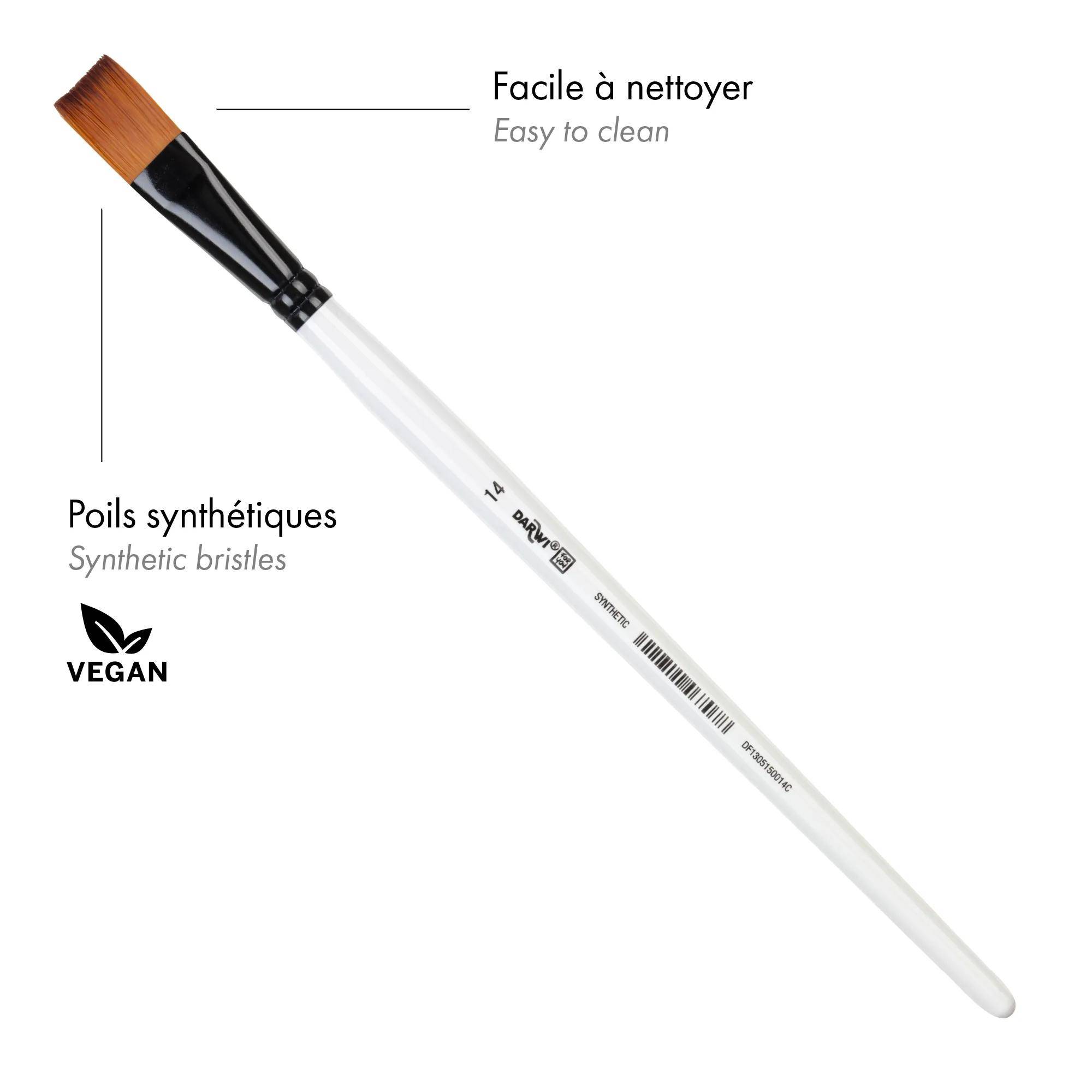 Darwi 12x DFY Flachpinsel 14 mm T 14 DF1305150014C