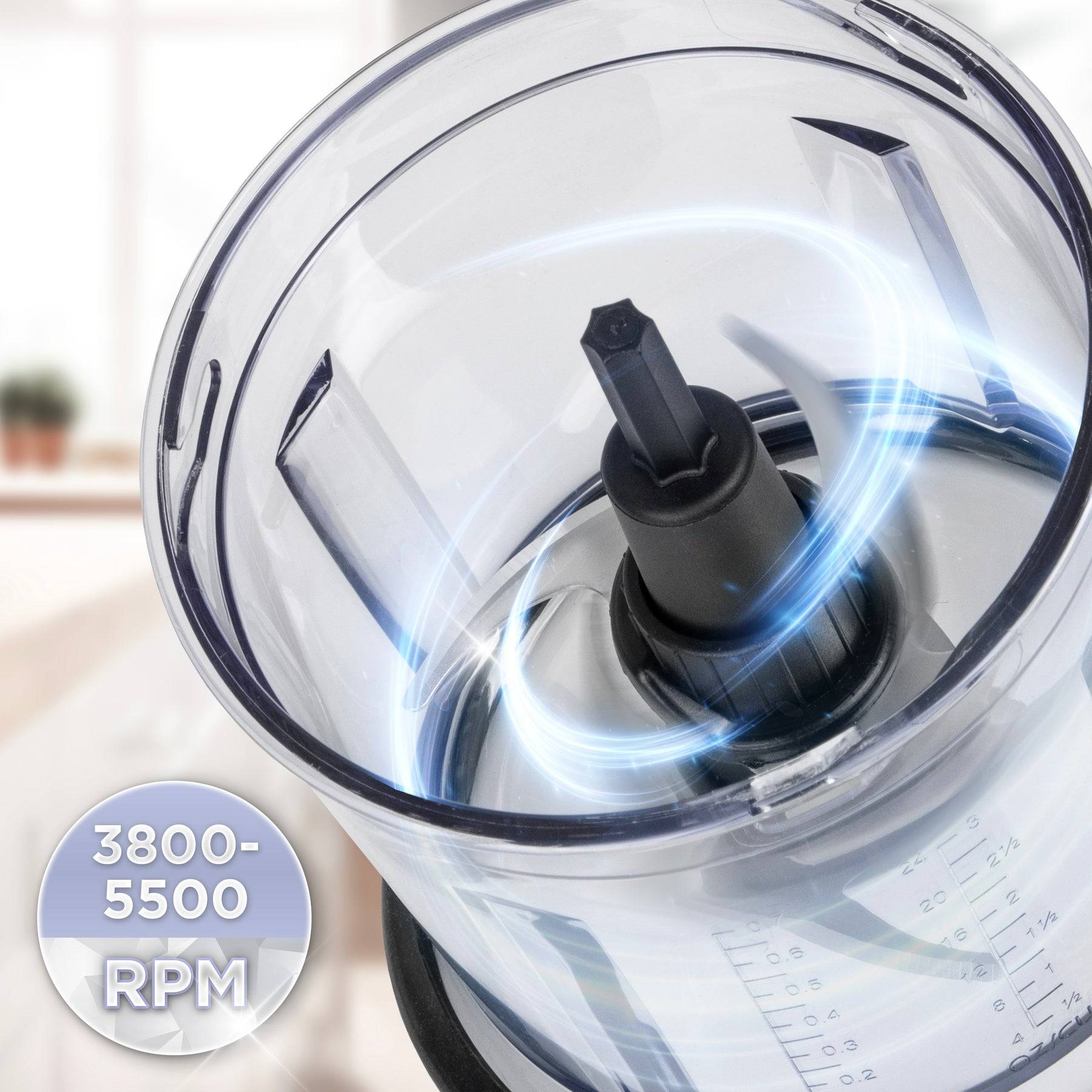 Duronic CH57 BK Elektrischer Zerkleinerer 500W, 2x 700 ml Schüsseln mit Deckel