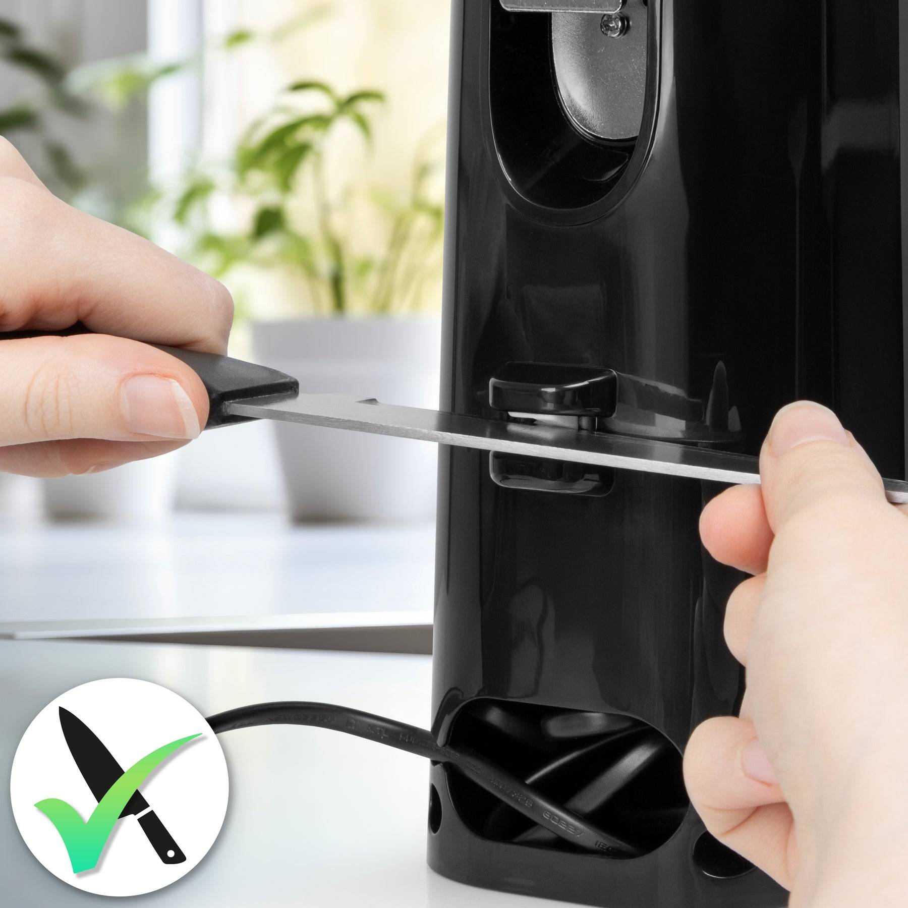 Duronic CO40 BK Dosenöffner, elektrischer Büchsenöffner für 600ml Konservendosen