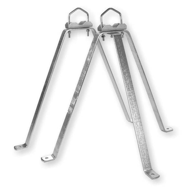 MHZ 5060 Mauerhalterset Stahl 50cm