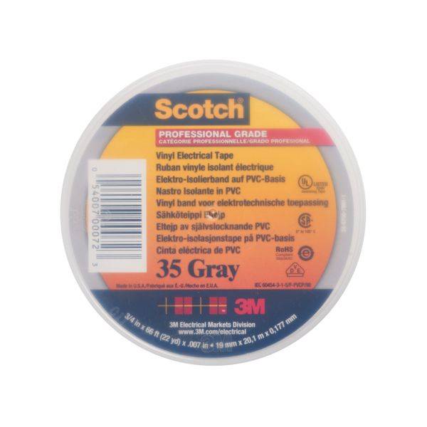Scotch35 Vinyl Isolierband Grau 19mmx20m