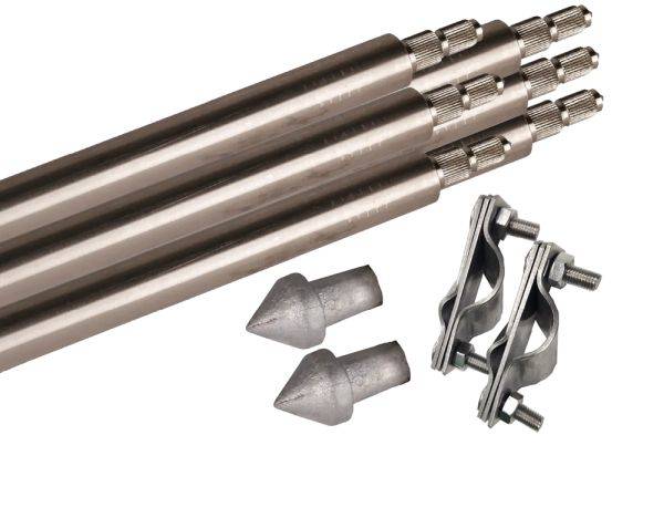 620902 SET Tiefenerder V4A 6x1,5m + Sche