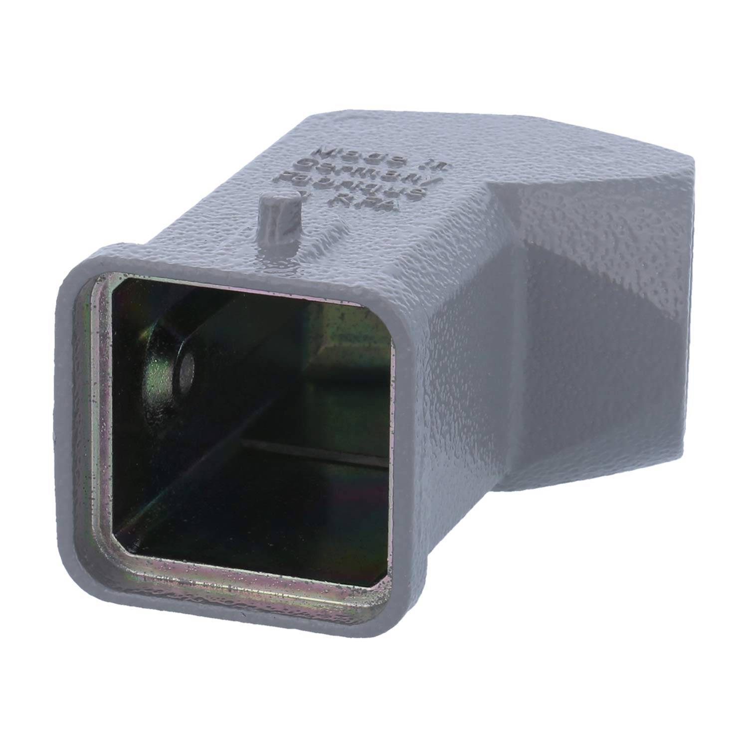 HARTING Han 3A Tüllengehäuse ohne eingeklebte Dichtung, 1xM20 seitlicher Kabelabgang, für 1 Bügel (am Unterteil)