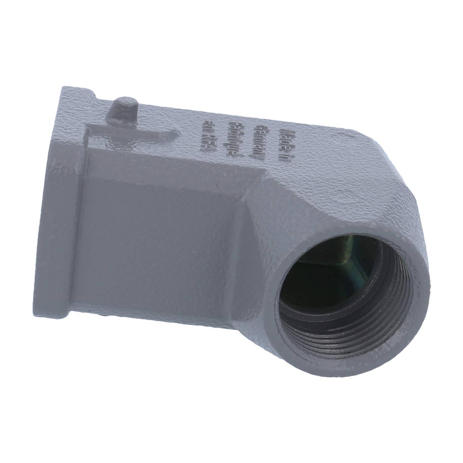 HARTING Han 3A Tüllengehäuse ohne eingeklebte Dichtung, 1xM20 seitlicher Kabelabgang, für 1 Bügel (am Unterteil)