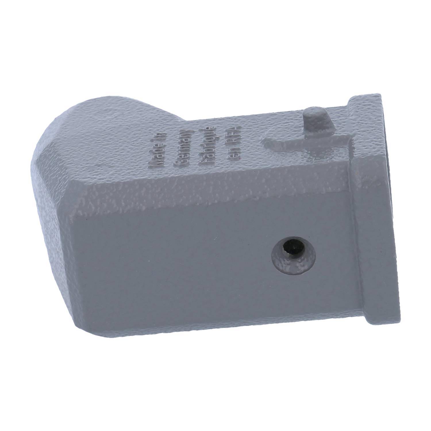 HARTING Han 3A Tüllengehäuse ohne eingeklebte Dichtung, 1xM20 seitlicher Kabelabgang, für 1 Bügel (am Unterteil)
