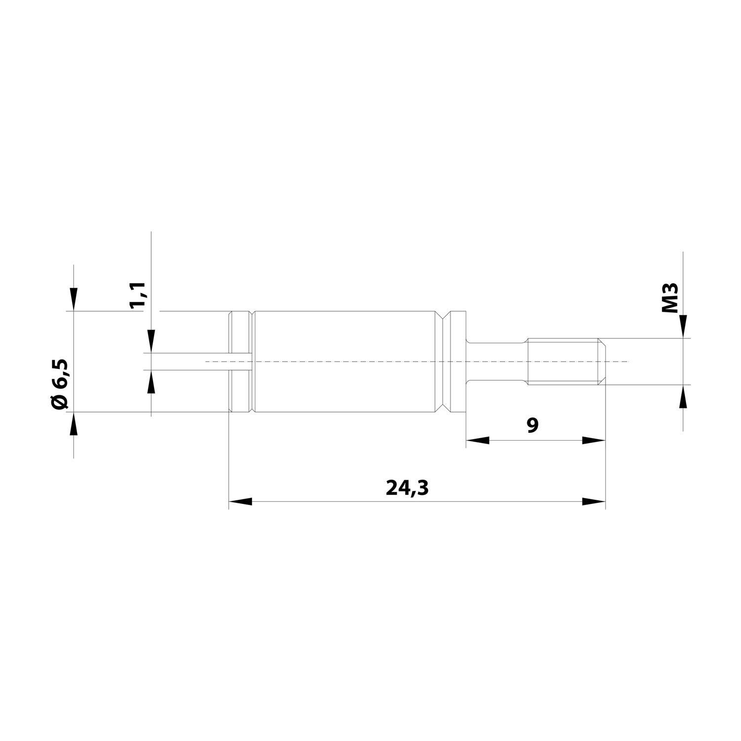 HARTING Modular-Kodierung Führungsbuchse passend für Modular Gehäuse und Einsätze - 1 Stück