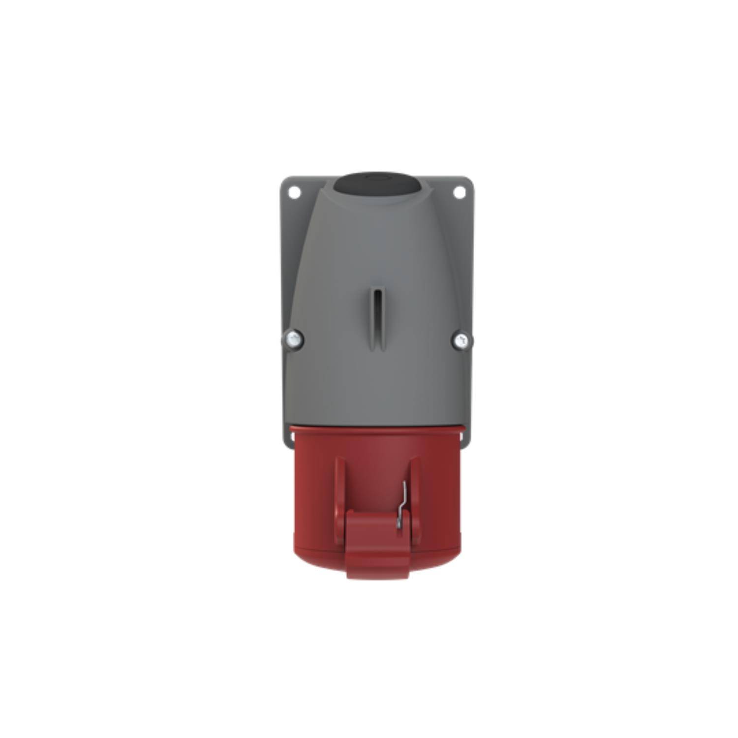 Amphenol 32 Ampere CEE Wandsteckdose 5-polig (3P+N+PE) Buchse, Kodierung 6h rot 200/346V bis 240/415V Frequenz 50 und