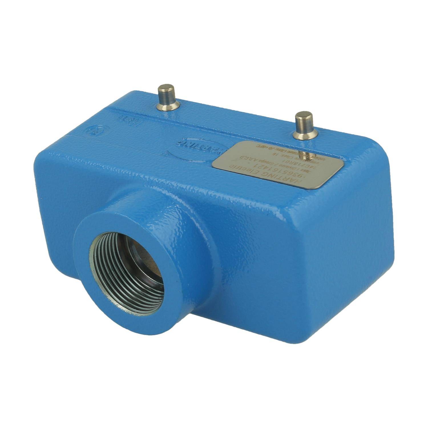 HARTING Han 16B EX mit UL Tüllengehäuse, 1xM25 gerader Kabelabgang, für 2 Bügel (am Unterteil) - 1 Stück