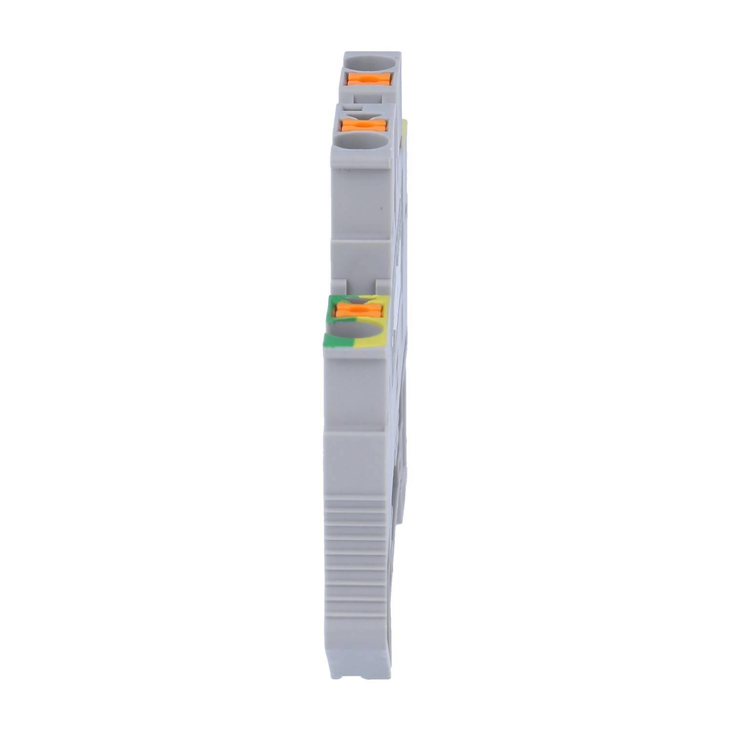Phoenix Contact Schutzleiter-Doppelstockklemme PTTB 2,5 PE/L Push-In-Anschluss Nennspannung 500V Kurzzeitstrom 0,30kA -