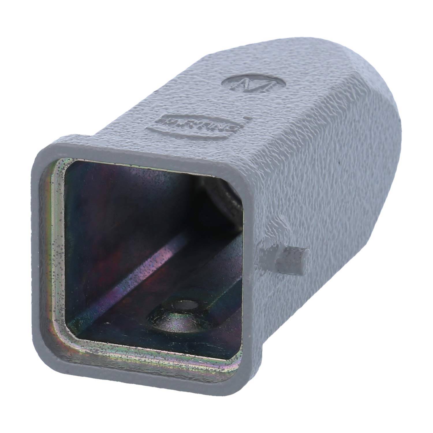HARTING Han 3A Tüllengehäuse ohne eingeklebte Dichtung, 1xM20 gerader Kabelabgang, für 1 Bügel (am Unterteil)