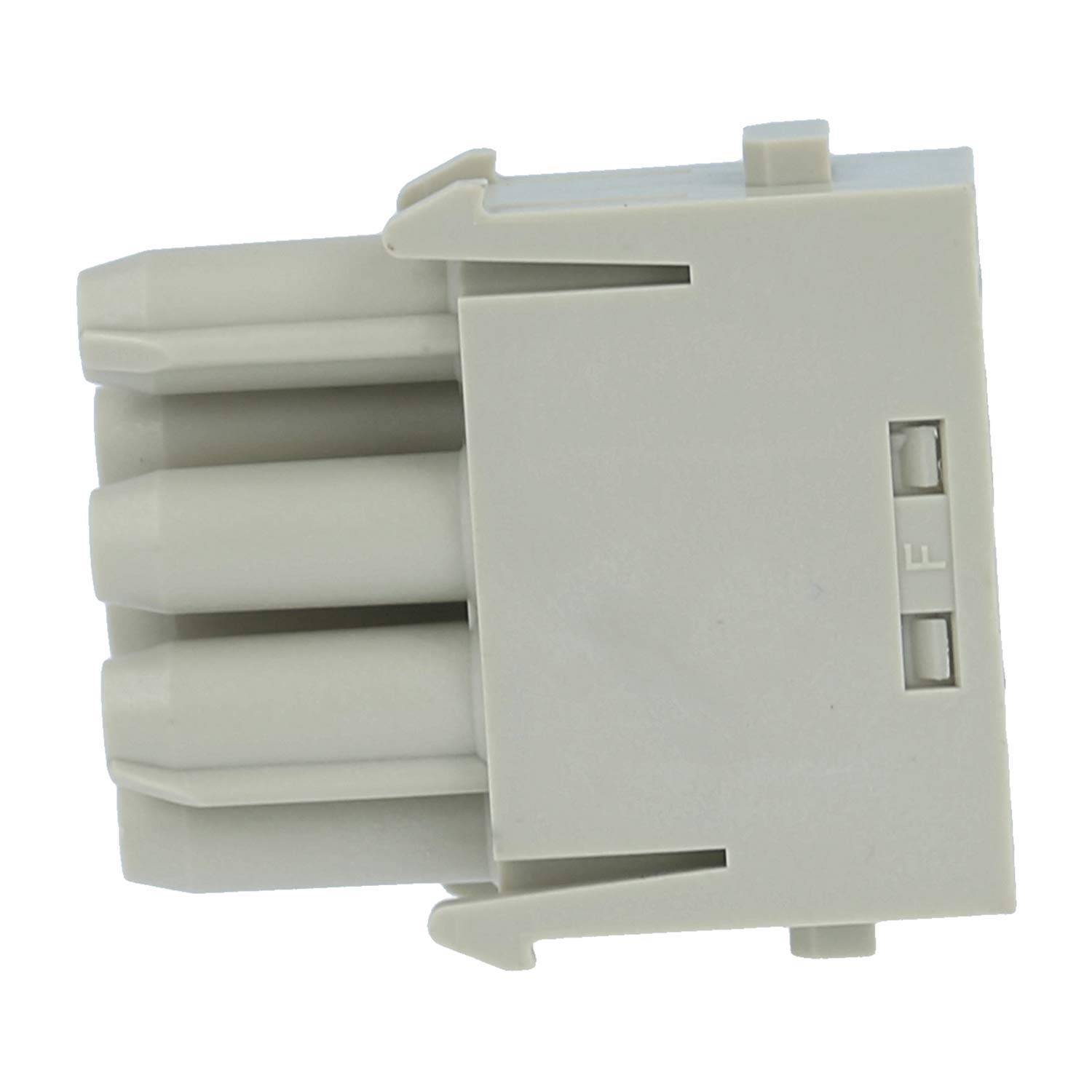HARTING Han E Protected Modul Buchseneinsatz (F) Crimpanschluss, 6-polig 830V, 16A - 1 Stück