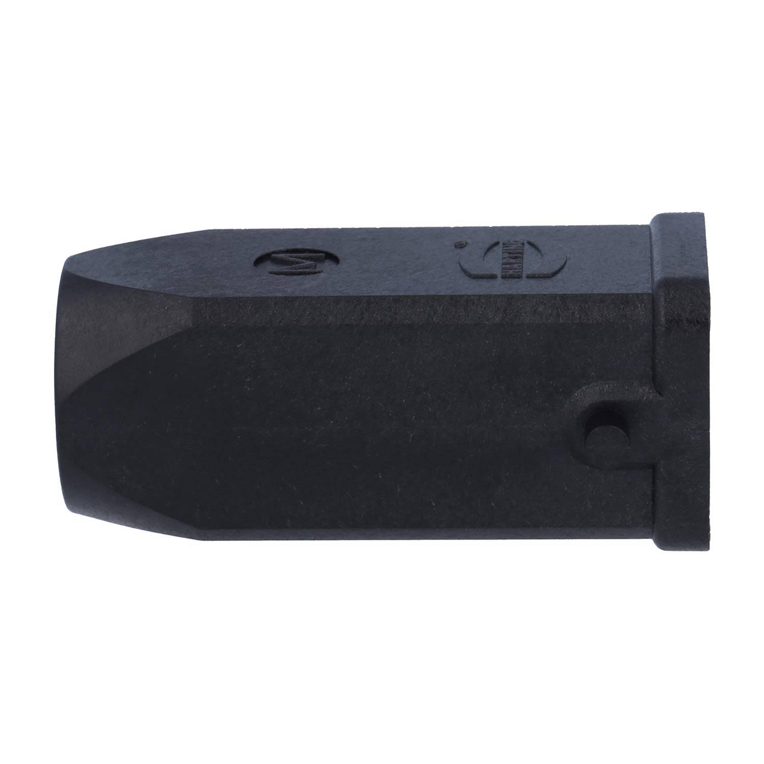 HARTING Han 3A Tüllengehäuse mit eingeklebter Dichtung, 1xM20 gerader Kabelabgang, für 1 Bügel (am Unterteil)