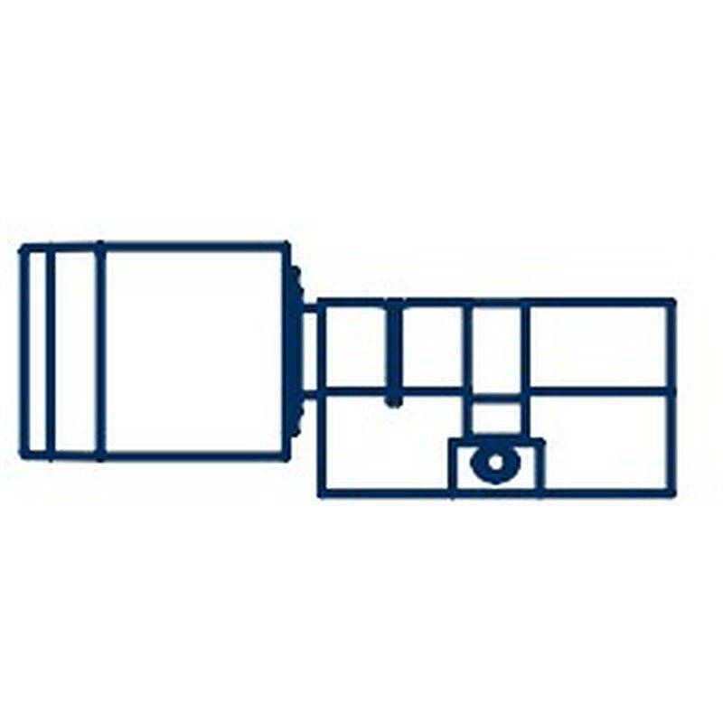 ABUS TECTIQ Zylinder TEC-Z-LA-OI A30 I30, Typ: Doppelknaufzylinder Leser Außen ohne Innenknauf (TEC-Z-LA-OI) | Zylinder