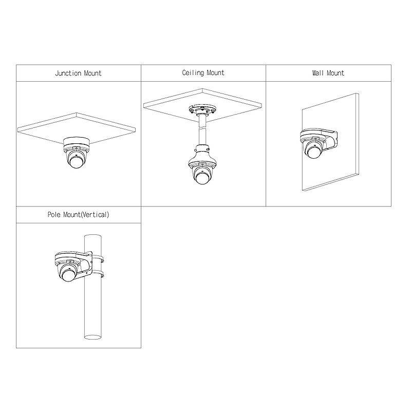 Dahua IPC-HDW3449QMP-S-IL-0280B-B IP-Kamera 4MPx, 4 MegapixelTurret Kamera | Blickwinkel:100° (Objektiv-Brennweite 2,8