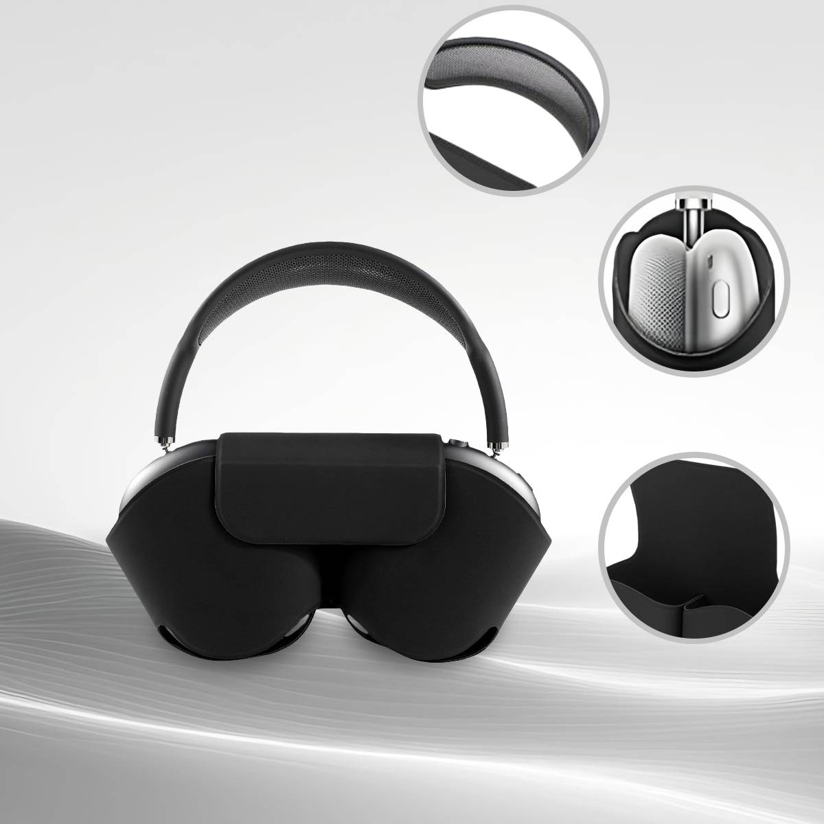 Schutzhülle für Kopfhörer Black