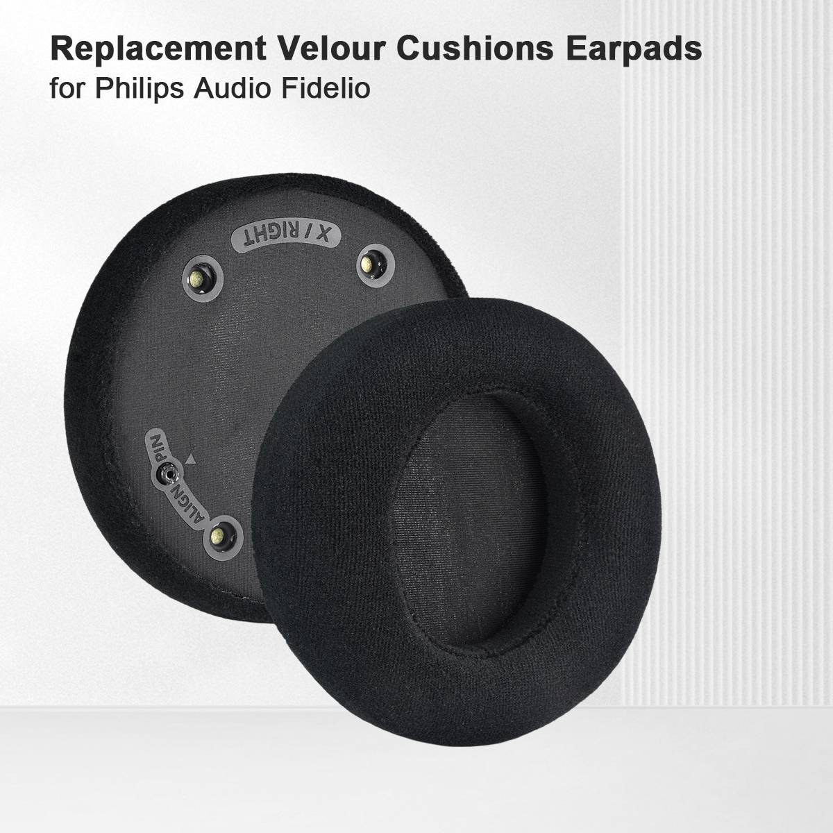 Ersatz-Ohrpolster für Philips Audio Fidelio Black M Fidelio X2 X1