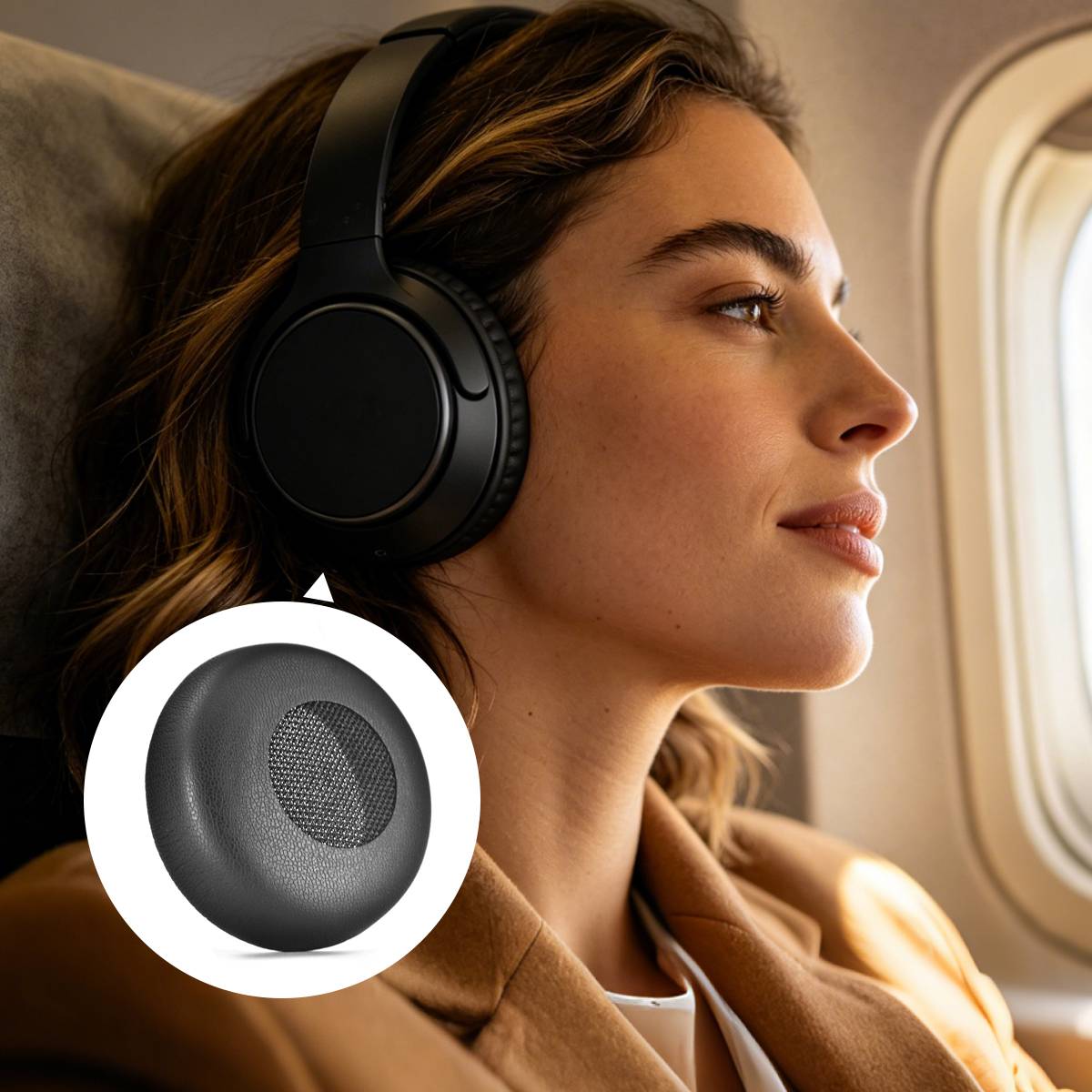 Ohrpolster für Jabra Evolve Kopfhörer, 1 Paar