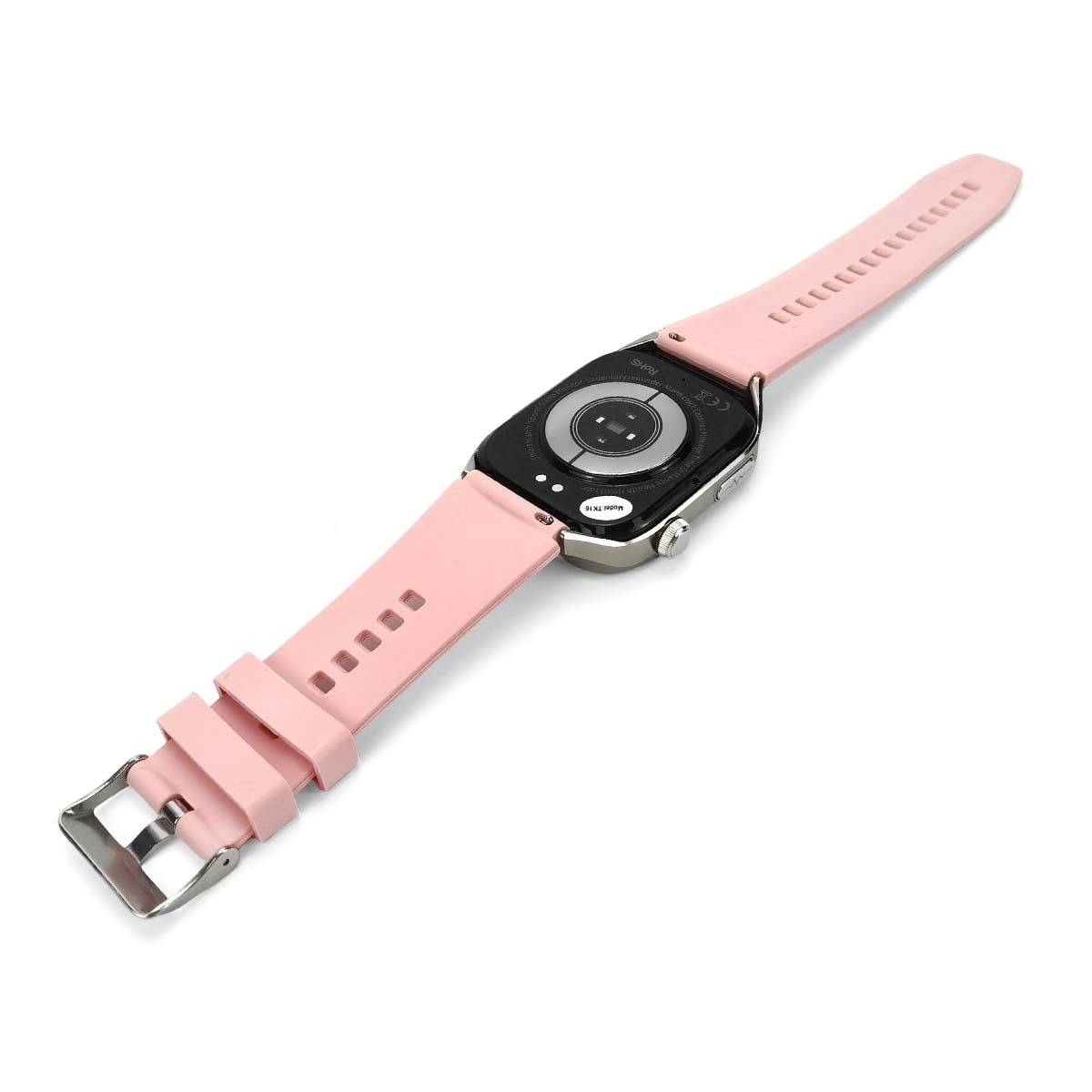 Smartwatch mit EKG, Herzfrequenz, Blutdruck, Schlaf, Schrittzähler Pink