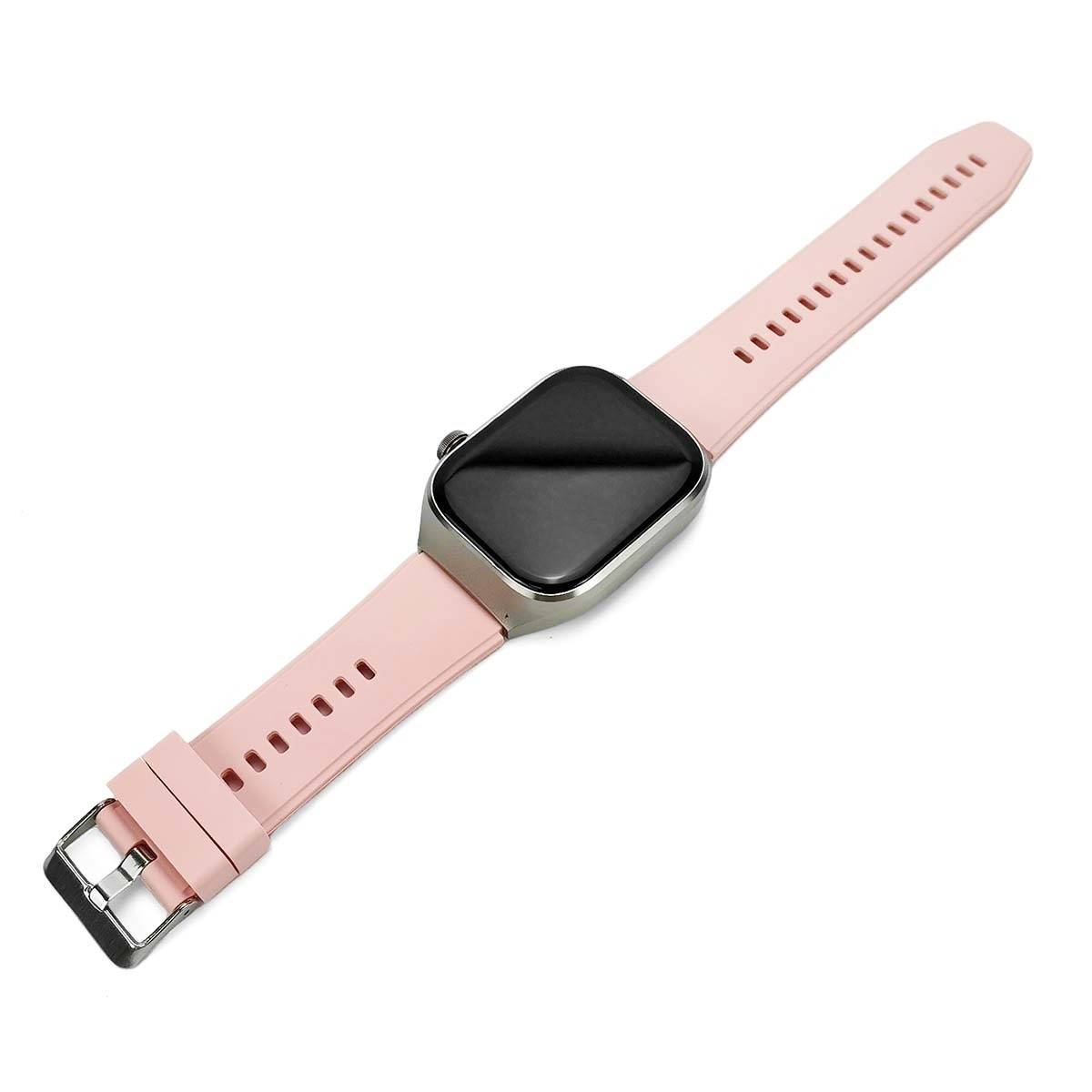 Smartwatch mit EKG, Herzfrequenz, Blutdruck, Schlaf, Schrittzähler Pink