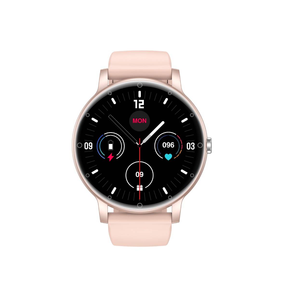 Smartwatch mit Gesundheitsüberwachung Pink